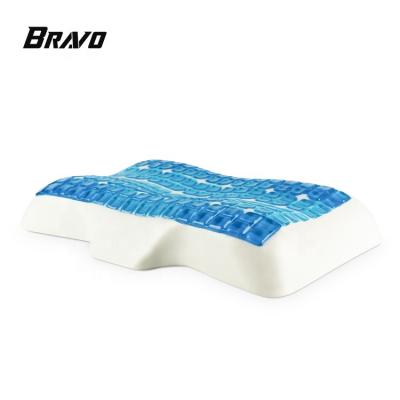 China Modern Large One Memory Foam Sleep Restoration Comfort Sleeper Side Ice Gel Soothing Cooling Pillow for sale