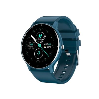 China Hot Sale IP67 Fitness Android IOS Color Multifunctional Waterproof Smartwatch 2022 Wearable Smartwatch Blue Blue for sale