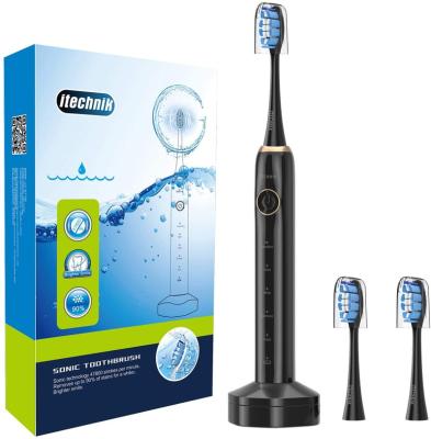 China Battery Operated IPX7 Waterproof Sonic Electric Toothbrush 5 Modes Use Protective Gums Improve Oral Health for sale