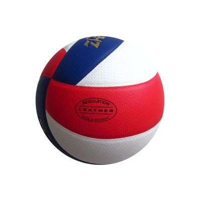 China New durable hot sale volleyball sunsport volleyball pvc laminated leather volleyball for sale