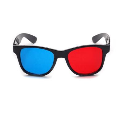 China High Quality Plastic Anaglyphic Red Blue Cyan Stereoscopic 3D Cinema Glasses 3D Glasses for sale