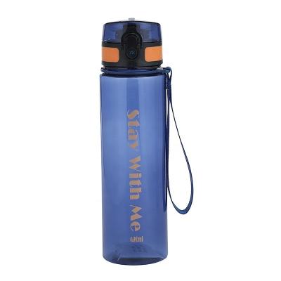 China High Quality Eco Friendly Travel Agency Sports BPA Free Plastic Water Bottle With Leak Proof Flip Top Lid for sale