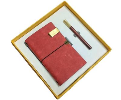 China Office Gift Sets Corporate Wholesale Luxury Promotional Thick Classic Ordered Slide Premium Paper Notepad Set For Customized Logo for sale