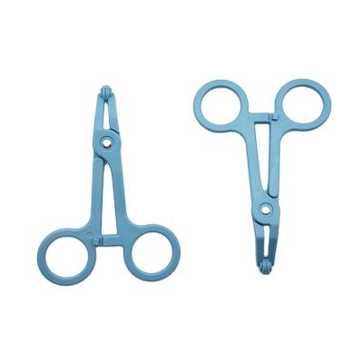 China Medical Plastic Hemostatic Tube Occlusion Clamp Forceps Consumables Disposable Plastic Disposable Surgery Instruments Different Types for sale