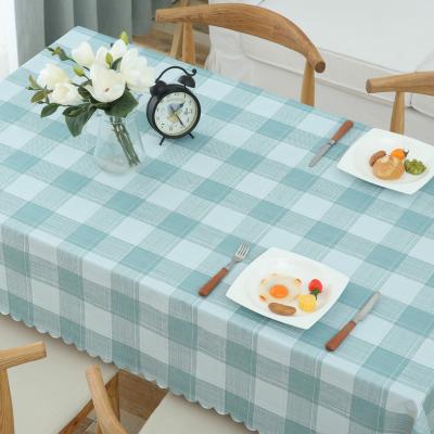 China Kitchen Dining Table Wipeable Christmas Vinyl PVC Tablecloth Waterproof Heavy Duty Table Clothes for sale