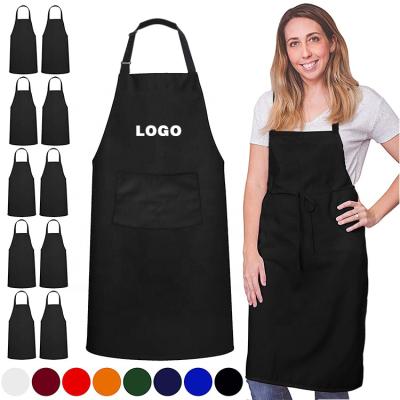 China Wholesale Eco-Friendly/Durable/Washable Polyester Cotton Sublimation Printed Apron Bulk Custom Bib For Kitchen BBQ for sale