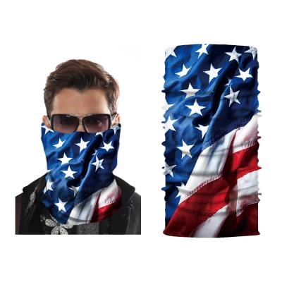 China Wholesale Muti-function printing bandana filter pocket pm2.5 filter neck cuff recycle bandana with filter for sale