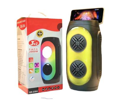 China Dual 3-inch Bluetooth Portable Audio Speaker  K Song Professional Audio Speaker Te koop