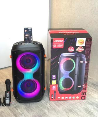 중국 6.5*2 inch Bluetooth Speakers Mobile Speaker Wireless with led light 판매용