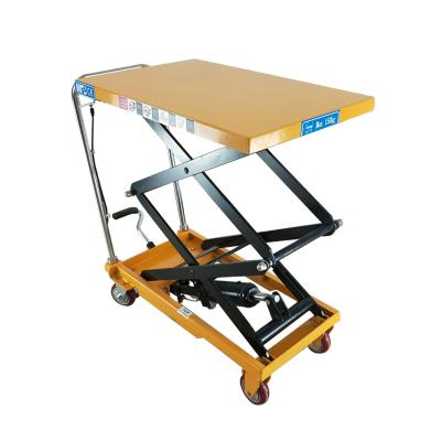 China Hydraulic Lift Table Manual Lift Hotels Hydraulic Pneumatic Lift Table for sale