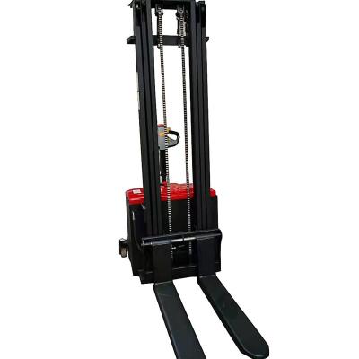 China Hot sale china stan container stacker 12v pallet stacker empty hydrolick on electric stacker for sale