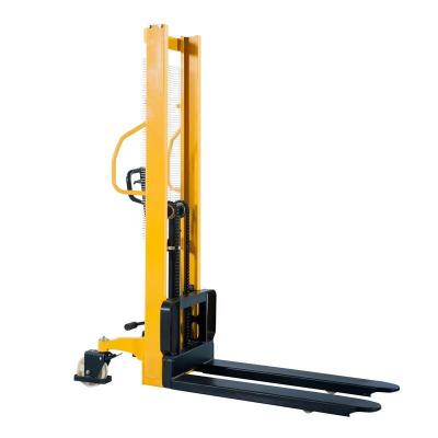 China Hot Sale China Hotels Hand Truck Hand Lift Stacker Forklift Manual Hand Pallet Stacker for sale