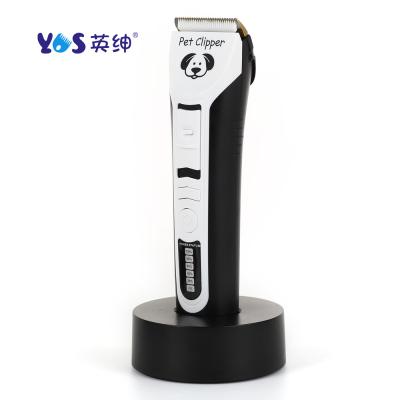 China Professional Viable Professional High Quality Titanium&Ceramic Rechargeable Blade Pet Clipper Kit Cordless /cord Dog Cat Grooming Pet Razor for sale