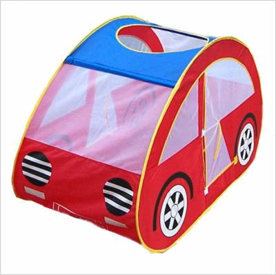 China Toy Preschool Car Shape Soft Pop Up Net Kids Toy Tent Baby Tent Game Room For Boy for sale