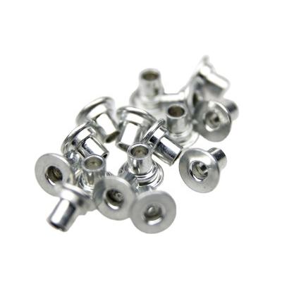 China Cheap Price 5mm*8mm Carbon Steel Series Good Quality Carbon Steel Flat Head Metal Step Hollow Rivets for sale