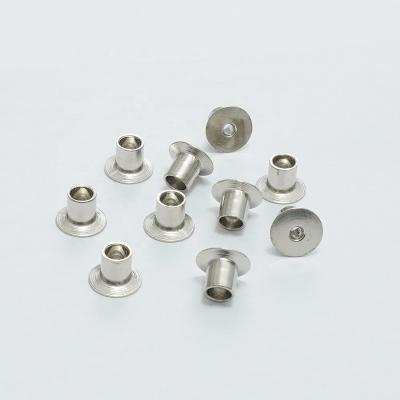 China Custom Cold Formed Countersunk Iron Fasteners Chrome Plating Rivet For Clutch Friction Plate for sale