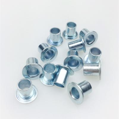 China Carbon Steel 10.1x13.8x16mm Nickel Plated 10A Carbon Steel Rivets Flat Head Hollow Rivet for sale