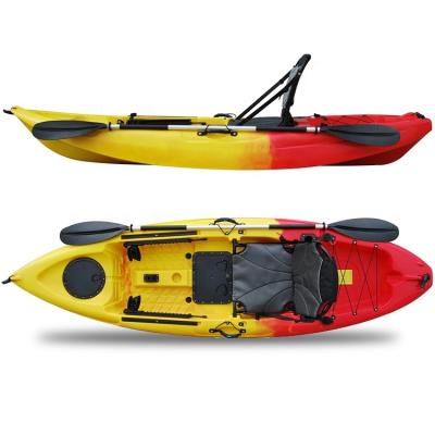 China Fishing activity fishing pesca kayak kayak fishing cheap sale used sit on top plastic paddle fishing ocean canoe kayak for sale