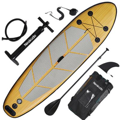 China Hot Sale New Design Stand Up Paddle Board Board Unisex Wooden Inflatable SUP Boards Inflatable Standup Paddleboard for sale