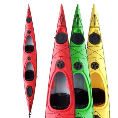 China Recreational HDPE 2 Person Family Kayak 518CM Tandem Sea Kayak for sale