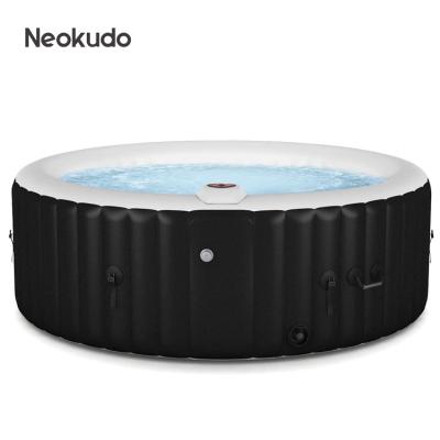 China Indoors and Outdoors Round Outdoor Inflatable Hot Tub Hot Tub Portable Hot Tub Bubble Bath Tub for sale