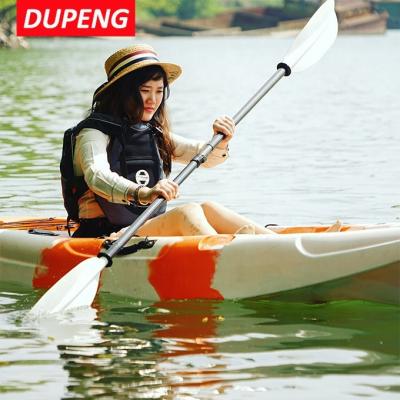 China Fiberglass 4 Piece Kajakk Paddle Adjustable Fiberglass Reinforced Blade Nylon Kayak Paddle for sale