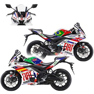 China for yamaha r3 motorcycle sticker decoration fuel tank sticker 3M stickerwaterproof stickers accessories for yamaha r3 for sale