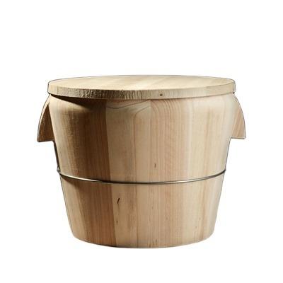 China High Quality Eco-Friendly Sustainable Wooden Steamers Bamboo Rice Roll Pine Wood Rice Food Chinese Steamer for sale