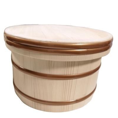 China 2022 viable wholesale best-selling with high quality wood bun tub chinese pine wood rice food steamer for sale