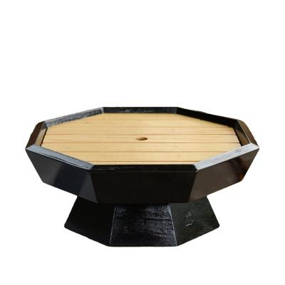 China New Arrival Sustainable Fashion Wooden Octagon Sushi Display Rack Food Tray Useful Sushi Dishes for sale