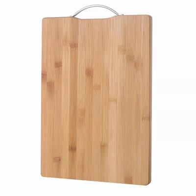 China Custom wholesale sustainable multi-functional double-sided thickened bamboo cutting board household commercial natural kitchen charcoal for sale