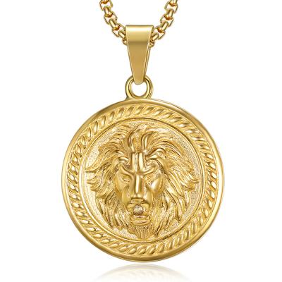 China Best Vintage Low Price Boy And Girl Necklace Pendants Lion Head Pendant Necklace With Sale Pendant for sale