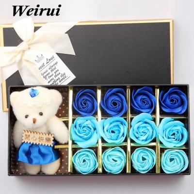 China Gift Rose Soap Flower Box Valentine's Day Company Event Gift Giving Wedding Birthday Return Gift Mother's Day Christmas Thanksgiving for sale