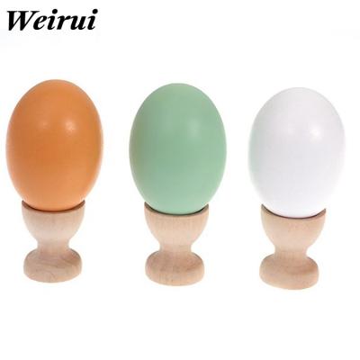 China Mini Toy Wooden Egg Duck Chicken Nest Toy Kindergarten Children Puzzle DIY Egg Easter Graffiti Painting for sale