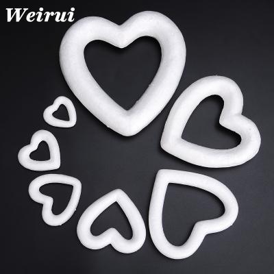 China Festival Foam Material Styrofoam Heart Garland For Wedding Decoration for sale