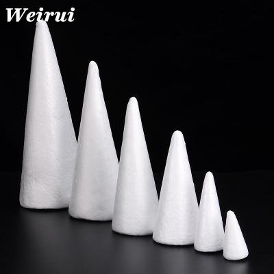 China Festival Foam Material Styrofoam Cones For Decoration And Kids Styrofoam Balls DIY for sale