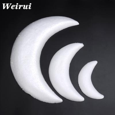 China Festival Moon Decoration Polystyrene Hanging Moon For Kids DIY for sale