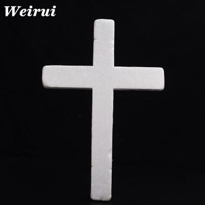 China Large decorative festival cross polystyrene foam cross for decoration and DIY for sale