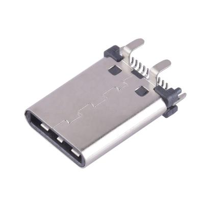 China USB Type-C Male 24 Pin Vertical Mount SMT TYPE-C-M-24S en venta