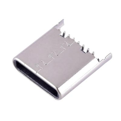 China USB Type-C Male 16 Pin Vertical Mount 180 Degree SMT TYPE-C-M-16-7.2 en venta