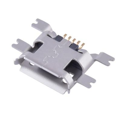 China Sink Micro USB 5 Pin Female Connector CQ-MUB-CB07S 0.7mm for sale