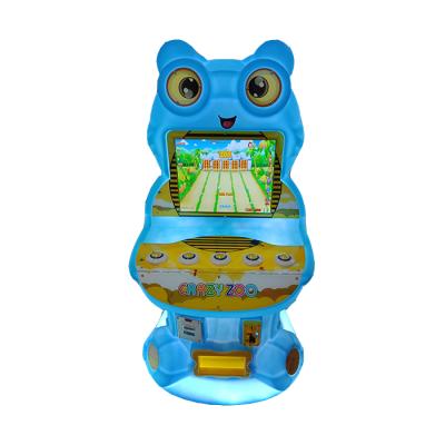 China Small Frog Punching Machine Children Amusement Machine Kids Crazy Zoo Games Coin Operated Punching Machine for sale