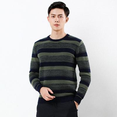 China Custom Logo Winter Warm Polo Neck 35% Cashmere 65% Merino Cashmere Sweater Korean Wool Men Anti-wrinkle Fashion for sale