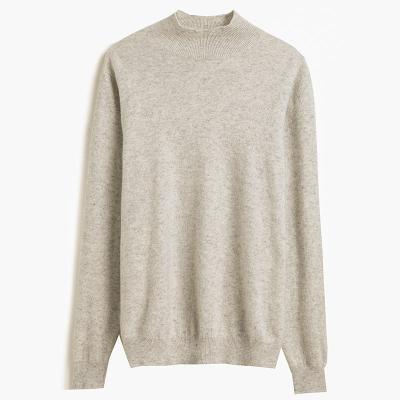 China Anti-pilling Customize Winter Knit Men Sweater Turtle Neck 100% Cashmere Sweater For Men Custom for sale