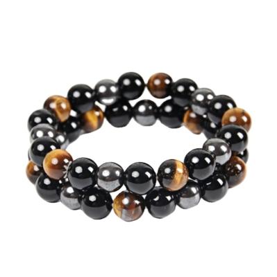 China Tiger Eye Bracelet 8mm 10mm Tiger Eye Bracelet Natural Stone Bead Custom Wholesale Cute Men's Bracelets for sale