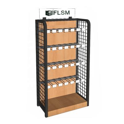 China FLSM Single Sided OEM/ODM CUSTOMIZED Store Racks Shoes Show End-Display 680mmLength Rack With Hook for sale