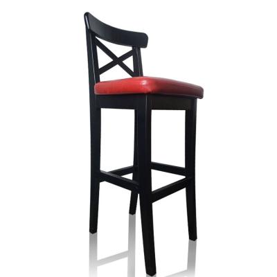 China Modern high quality wooden bar stool from FLSM for sale