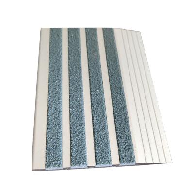 China Factory Price Modern Aluminum Metal Stair Treads Ceramic Non Slip Staircase Nosing Profile For Stair Edge for sale