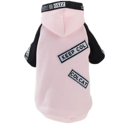 China Blue and Pink Matching Viable G British Short Pet and Kitten Clothing Trend Clothes Hunman Pet Puppet Biped Sweater for sale