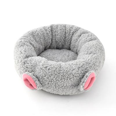 China Wholesale Pet Deep Sleep Dog Bed Plush Bed Viable Factory Comfortable And Warm Cat Nest for sale